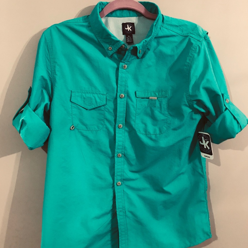 NEW Boys JK fishing shirt.